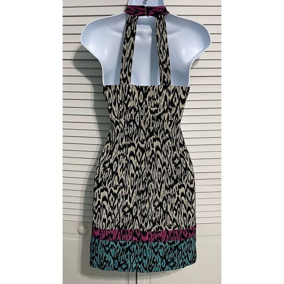 Nanette Lenore Silk Printed Mini Dress White 0‎ - Picture 8 of 16